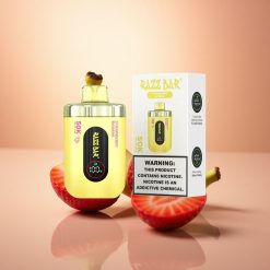 Razz Bar 50K Puffs Maasika-Banaani 2% nikotiini 650mAh