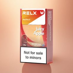Relx Pod Pro 2 Vape Device Mahlane Õun 0mg/ml, 1,9ml, 2 või 3 patareid/pakk, 5,5W/6,5W/8W