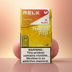 Relx Pod Pro 2 Vape Device Maracuja 30mg/ml nikotiini, 1.9ml mahutavusega, 3 toiteastmega