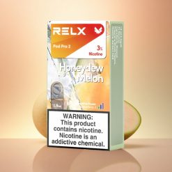 Relx Pod Pro 2 Vape Device Mesimeloni 30mg/ml nikotiini, 1.9ml mahutavusega, 3 pingerežiimi