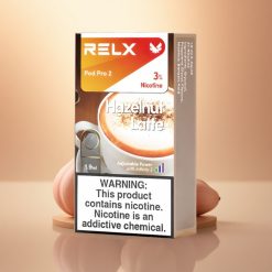 Relx Pod Pro 2 Vape Device Pähkli-Latte 30mg/ml nikotiini, 1.9ml aurutusmaht, 3 pinge režiimi
