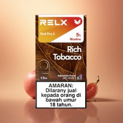 Relx Pod Pro 2 Vape Device Rikas Tubakas 50mg/ml nikotiini, 1,9ml mahutavus, 3 pinge reguleerimist