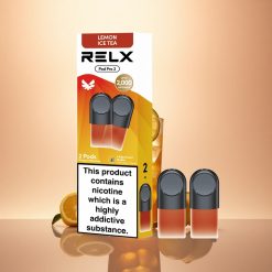 Relx Pod Pro 2 Vape Device Tee-sidruni jäätee 18mg/ml nikotiini, 1,9ml aurutusmaht, 3 pinge reguleerimist