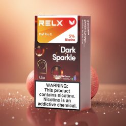 Relx Pod Pro 2 Vape Device Tume Sädelus 50mg/ml nikotiini, 1.9ml mahutavusega, 3 pinge reguleerimisega