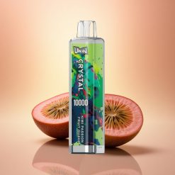 Uwin Crystal 10000 Puffs Kiivi-maracujá-guajava RGB-tuledega 650mAh kiirlaadimine