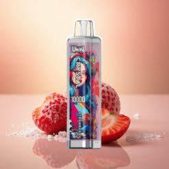 Uwin Crystal 10000 Puffs Maasikajäätis 18ml 650mAh RGB